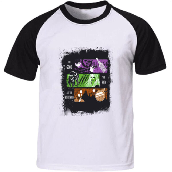 Camiseta Raglan Grimm The Good Bad and Blutbad