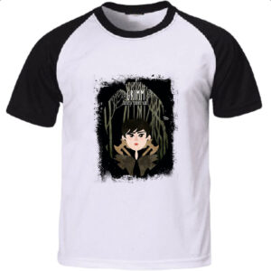 Camiseta Raglan Grimm TheresaTrubel Rubel Arte