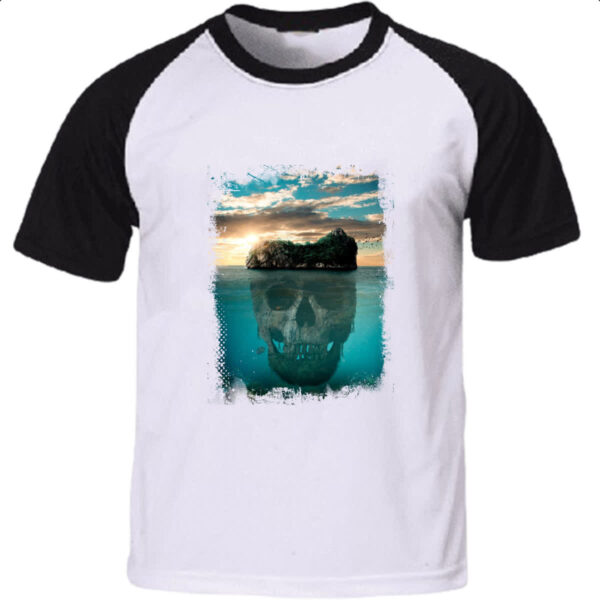 Camiseta Raglan Ilha da caveira 4