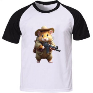 Camiseta Raglan Indiana Hamster