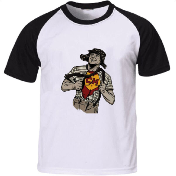 Camiseta Raglan Isso e um trabalho para o Chapolin