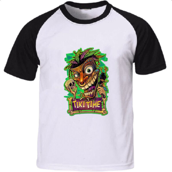 Camiseta Raglan Its tiki time