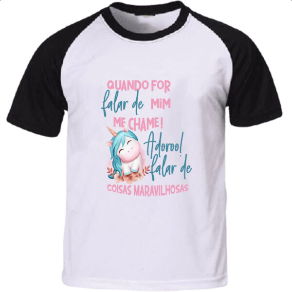 Camiseta Raglan Ironico quando for falar de mim