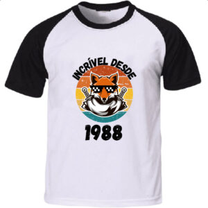 Camiseta Raglan Incrivel desde 1988