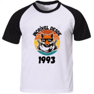 Camiseta Raglan Incrivel desde 1993