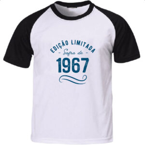 Camiseta Raglan Ano de safra 1967
