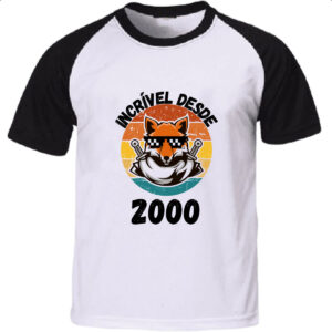 Camiseta Raglan Incrivel desde 2000
