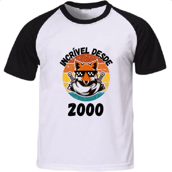 Camiseta Raglan Incrivel desde 2000