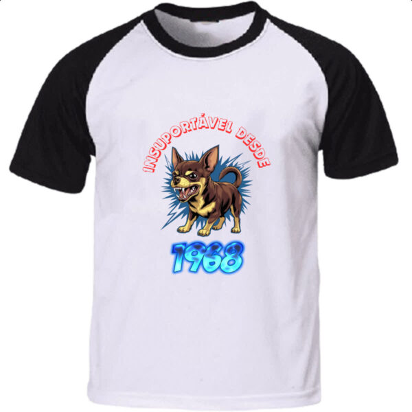 Camiseta Raglan Insuportavel desde 1968