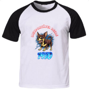 Camiseta Raglan Insuportavel desde 1970