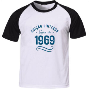 Camiseta Raglan Ano de safra 1969