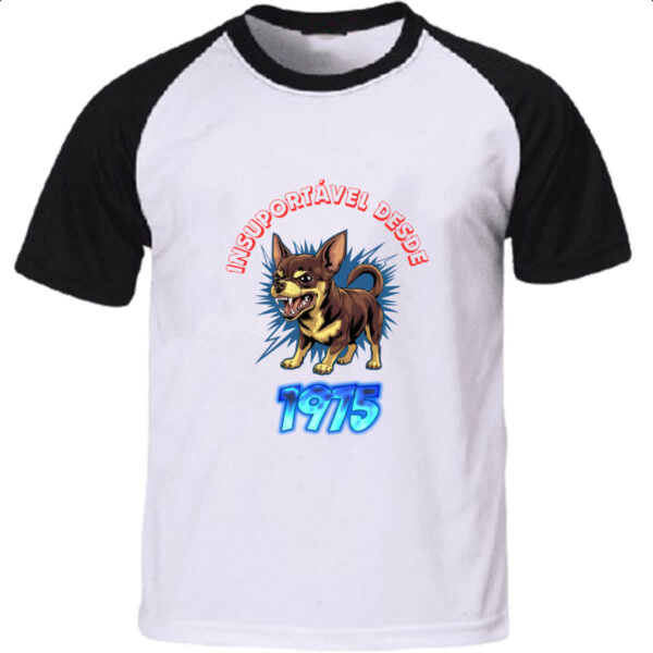 Camiseta Raglan Insuportavel desde 1975