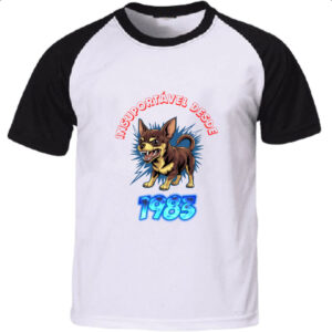 Camiseta Raglan Insuportavel desde 1983