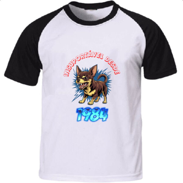 Camiseta Raglan Insuportavel desde 1984