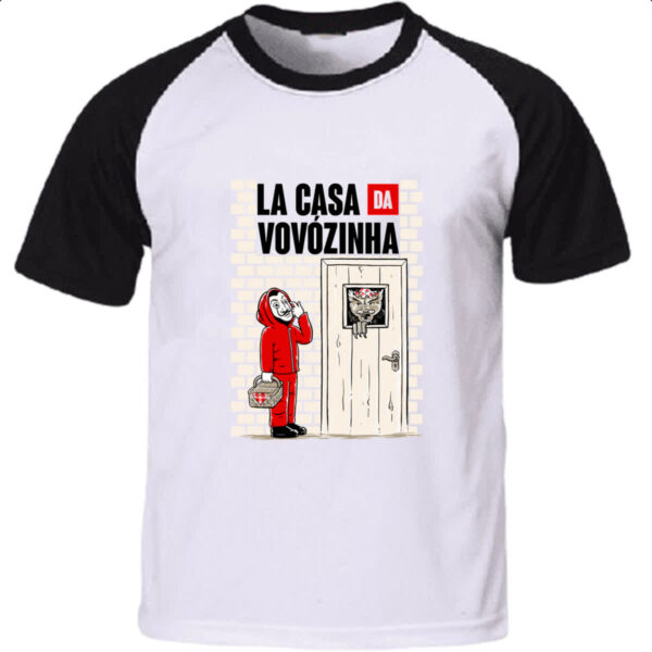 Camiseta Raglan La casa da vovozinha
