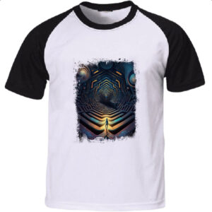 Camiseta Raglan Labirinto dos sonhos 4