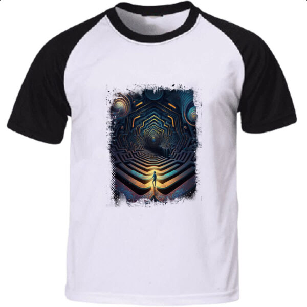 Camiseta Raglan Labirinto dos sonhos 4