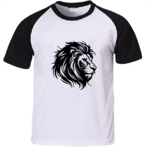 Camiseta Raglan Leao de Juda Linear