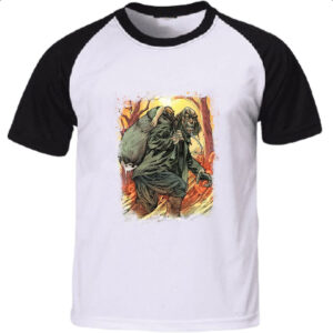 Camiseta Raglan Lenda Urbana Homem do Saco