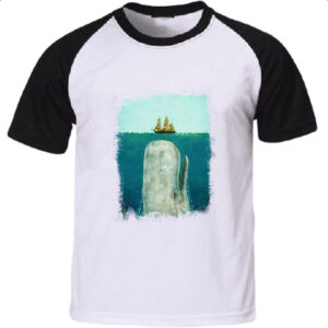Camiseta Raglan Lendas do Mar Moby Dick 04