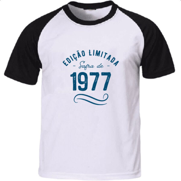 Camiseta Raglan Ano de safra 1977