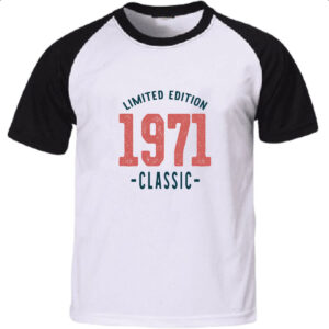 Camiseta Raglan Limited Edition Classic 1971