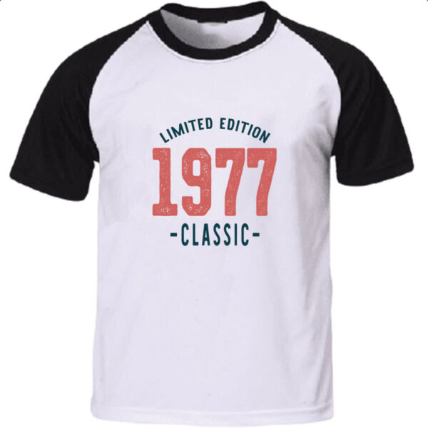 Camiseta Raglan Limited Edition Classic 1977