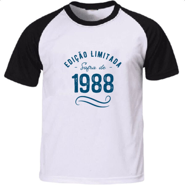 Camiseta Raglan Ano de safra 1988
