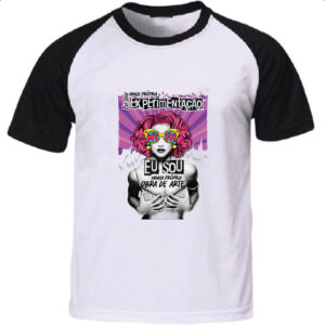 Camiseta Raglan Mulher obra de arte