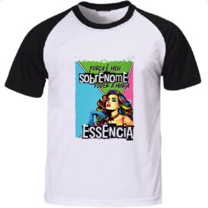 Camiseta Raglan Mulher poder essencia