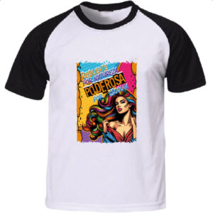 Camiseta Raglan Mulher resiliente