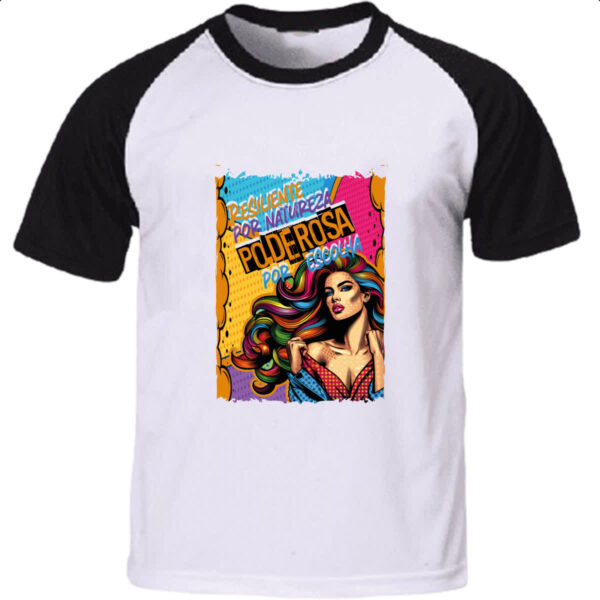 Camiseta Raglan Mulher resiliente