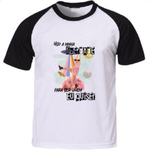 Camiseta Raglan Mulher ser quem quiser