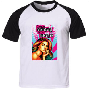 Camiseta Raglan Mulher veste confianca