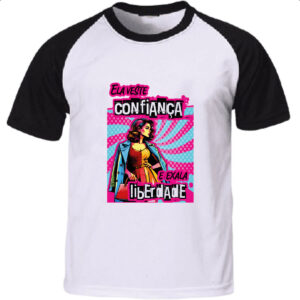 Camiseta Raglan Mulher veste e exala