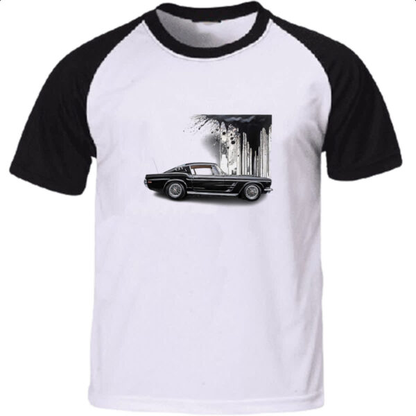 Camiseta Raglan Muscle Car Grafite Art