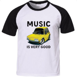 Camiseta Raglan Music is very good