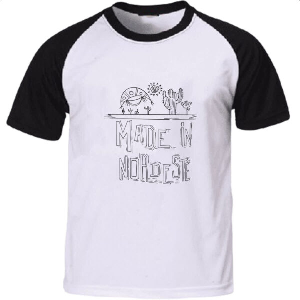Camiseta Raglan Made in nordeste