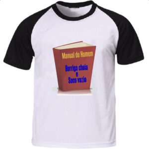 Camiseta Raglan Manual do homem