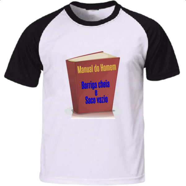 Camiseta Raglan Manual do homem