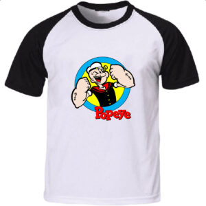 Camiseta Raglan Mariheiro Popeye Classico