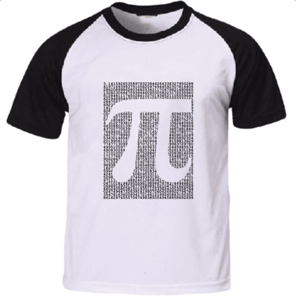 Camiseta Raglan Matematica PI dizima periodica