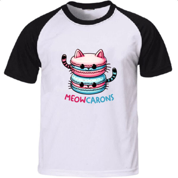 Camiseta Raglan Meowcarons
