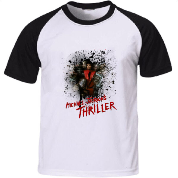Camiseta Raglan Michael Jackson Thriller 02