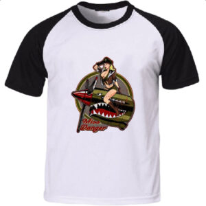 Camiseta Raglan Miss Danger Vintage