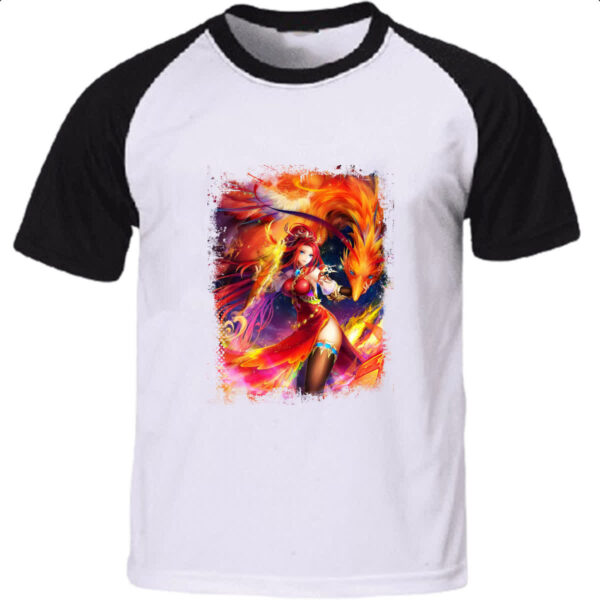 Camiseta Raglan Mitologia Fenix 10