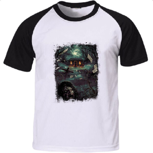 Camiseta Raglan Nostalgia A morte do demonio