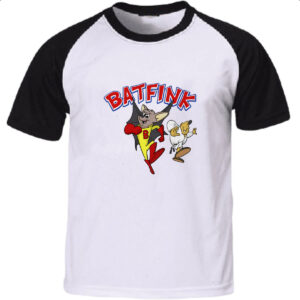 Camiseta Raglan Nostalgia Batfino e Karate