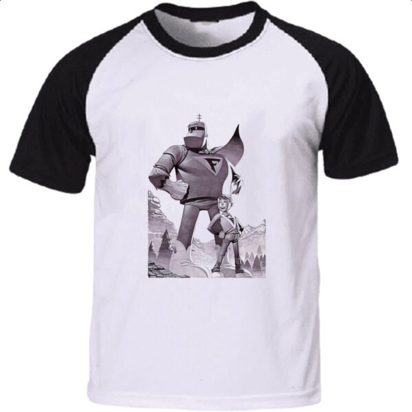 Camiseta Raglan Nostalgia Frankstein Jr Grafite Arte