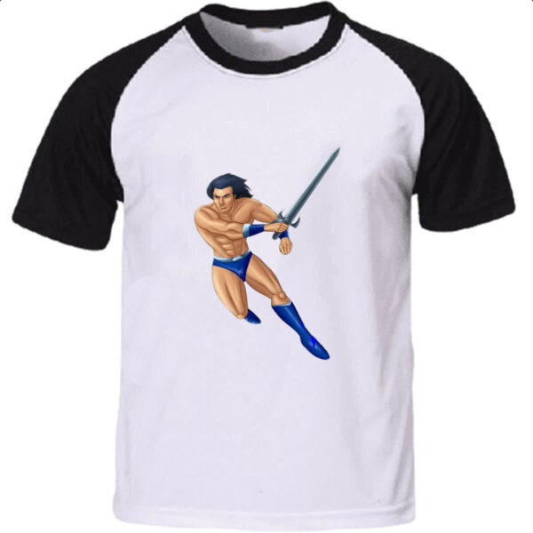 Camiseta Raglan Nostalgia Golden Axe Ax Battler